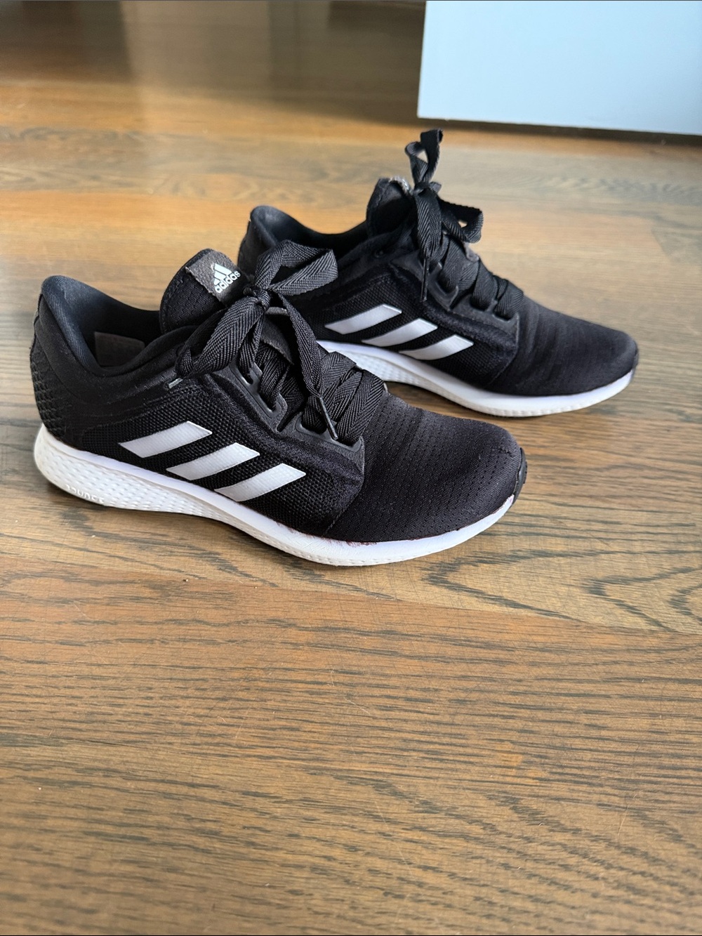 adidas Black and White Athletic Trainers